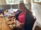 A massive cheese platter!  Enjoy Diana Jones.
