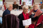 40 years plus membership of Comberbach WI.  Margaret Jefferson,(47) Lyn McCulloch (42)and Marjorie Tomsett (43).