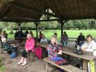 At last we get to meet up in Marbury Park. A little chilly for August, but a nice turnout.